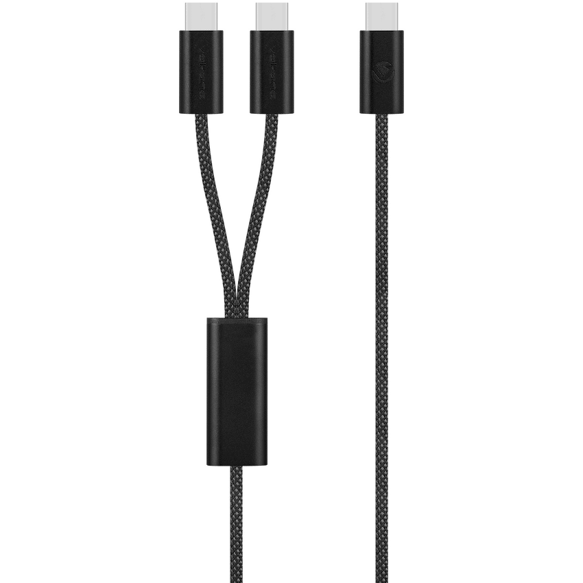 Volkano Volkano Weave Series USB C to 2 USB C 100W 1.5m