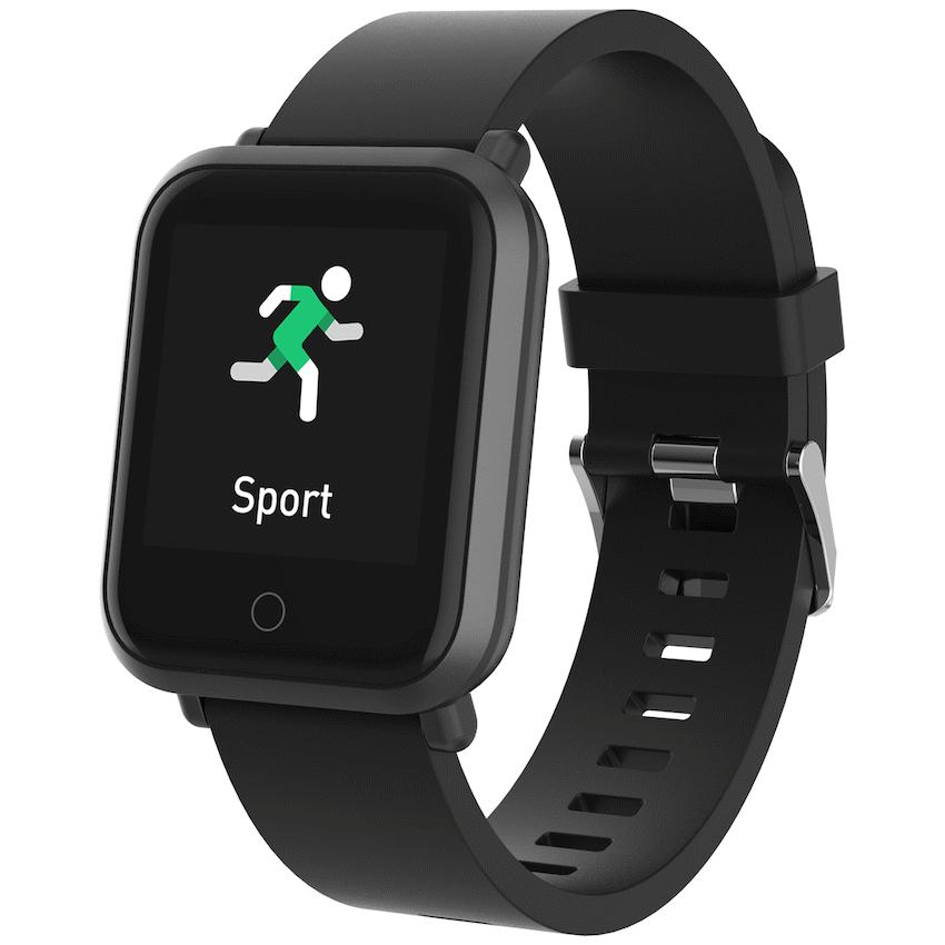 Volkano Wearables Volkano Active Tech Serene Series Watch with Heart Rate Monitor - Black