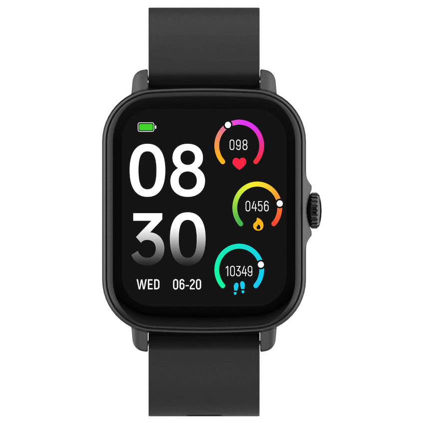 Volkano Wearables Volkano Active Tech Serene series Watch with heart rate monitor - Black