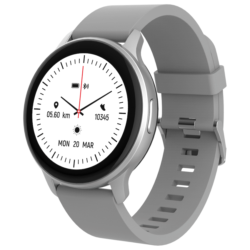 Volkano Wearables Volkano Active Tech Trend series Watch with heart rate monitor - Silver