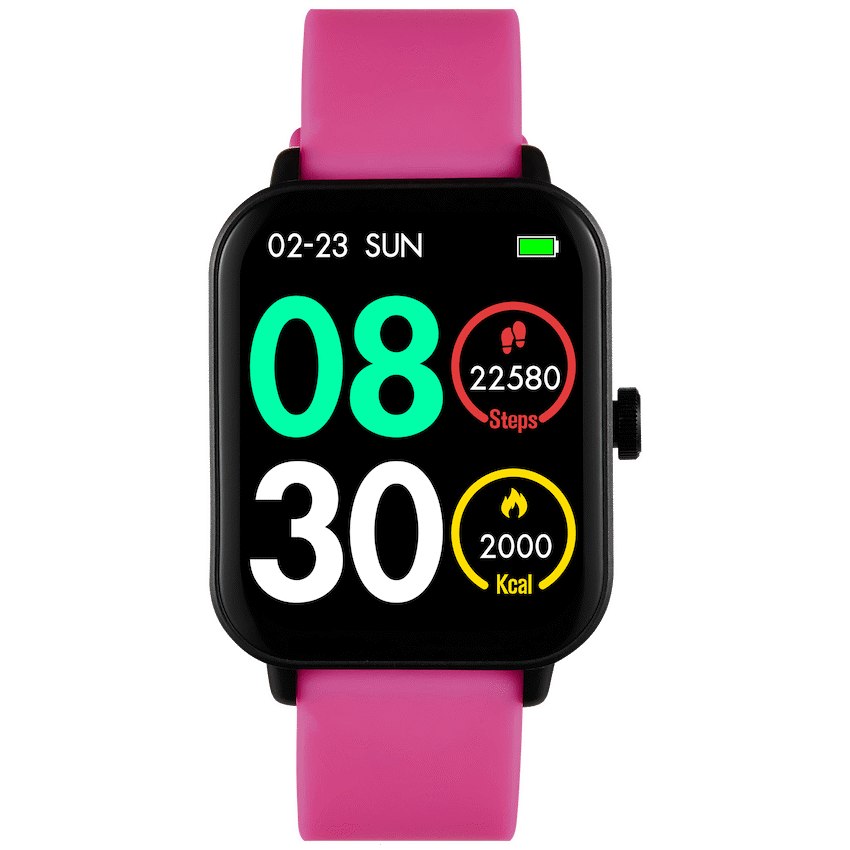 Volkano Wearables Volkano Chroma Series Smartwatch with Pink Strap
