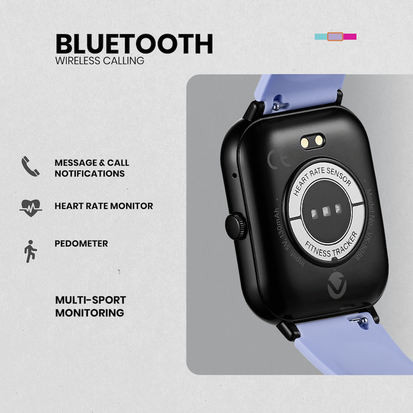 Volkano Wearables Volkano Chroma Series Smartwatch with Ultramarine Strap