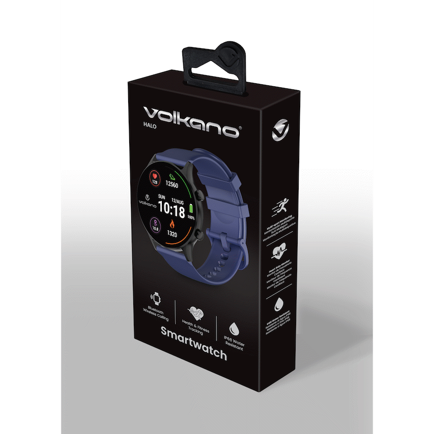 Volkano Wearables Volkano Halo Series Smartwatch - Denim Blue