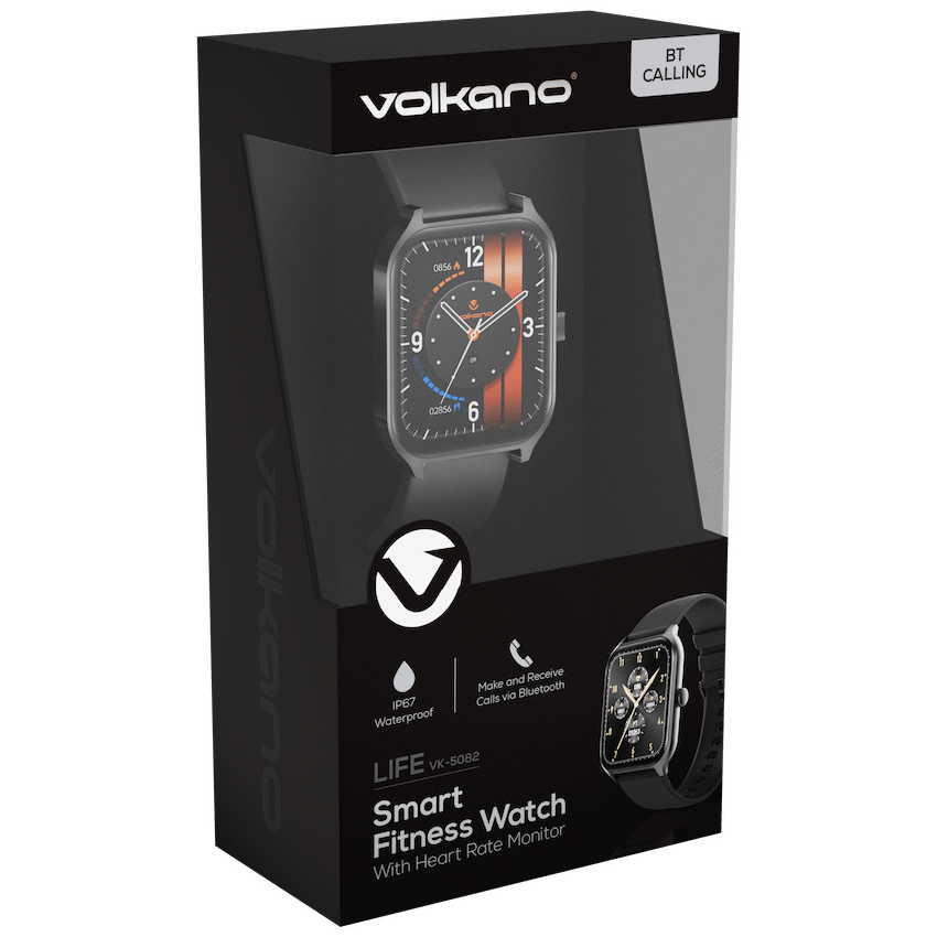 Volkano Wearables Volkano Life Series Smart Watches - Black