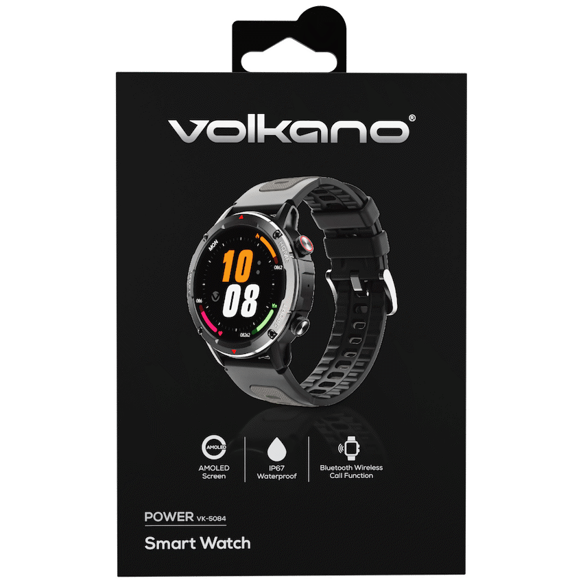 Volkano Wearables Volkano Power Series Smart Watch - Black