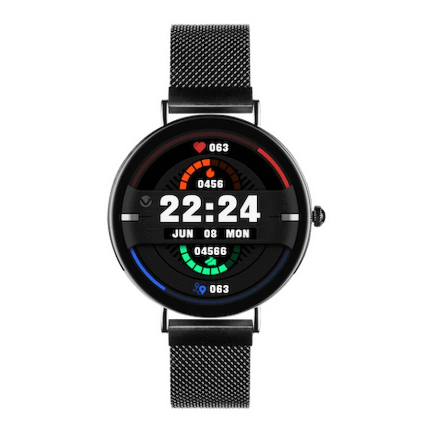 Volkano Wearables Volkano Valencia Series Ladies Smart Watch - Black