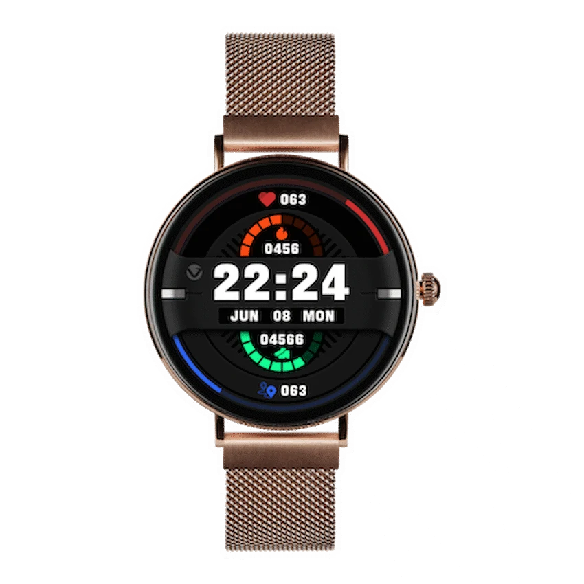 Volkano Wearables Volkano Valencia Series Ladies Smart Watch - Rose Gold