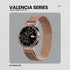 Volkano Wearables Volkano Valencia Series Ladies Smart Watch - Rose Gold