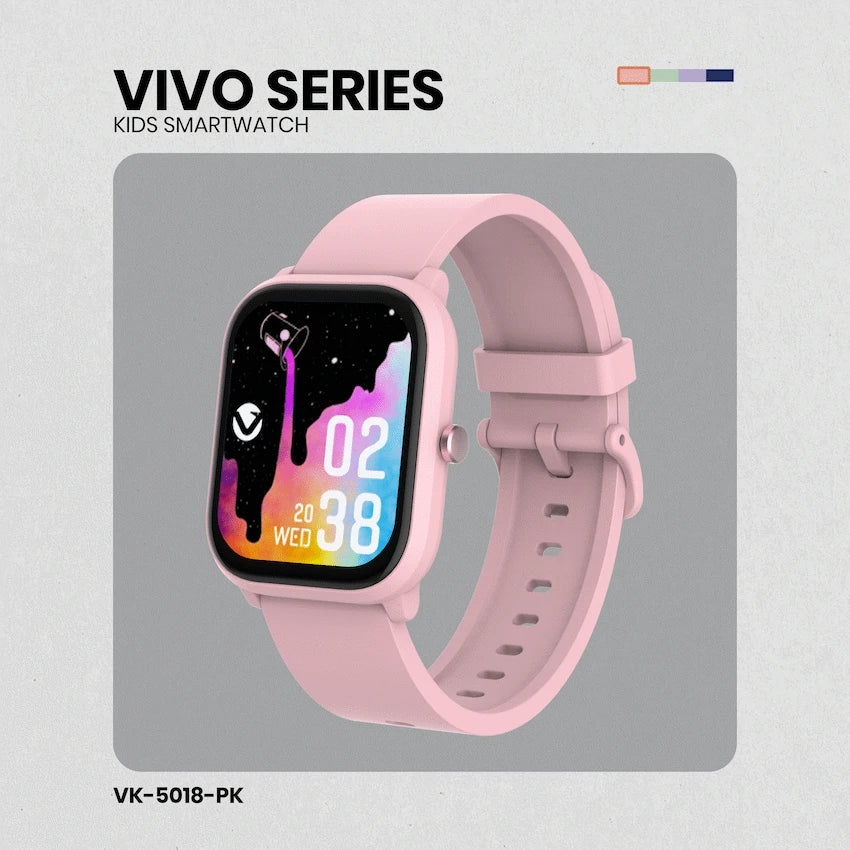 Volkano Wearables Volkano Vivo Series Kids Smart Watch - Pastel Pink
