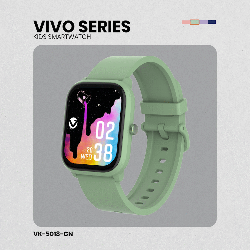 Volkano Wearables Volkano Vivo Series Kids Smart Watch - Sage Green