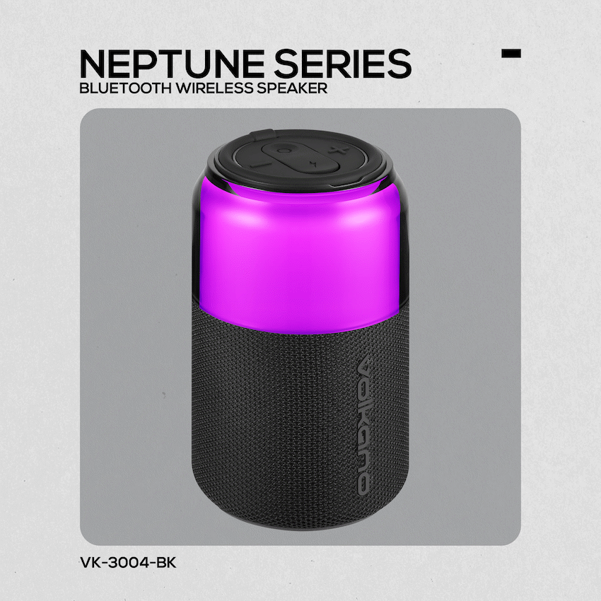 VolkanoX Audio Volkano Neptune Bluetooth Wireless Speaker - Black