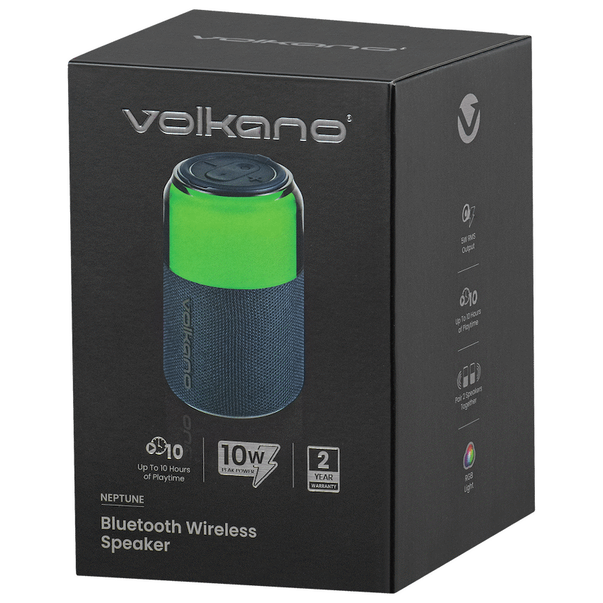 VolkanoX Audio Volkano Neptune Bluetooth Wireless Speaker - Blue