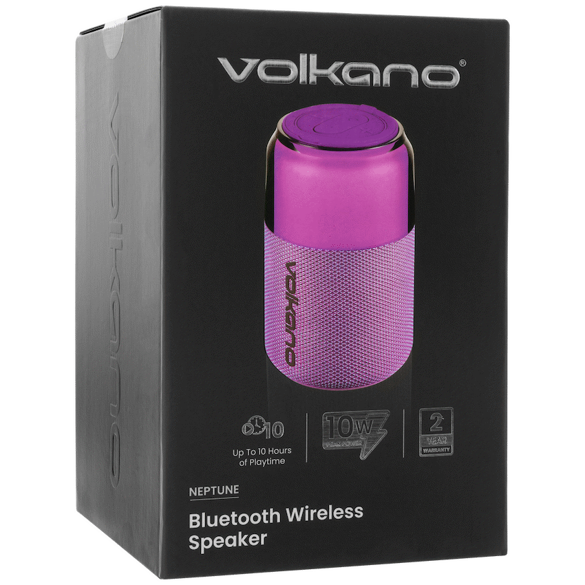 VolkanoX Audio Volkano Neptune Bluetooth Wireless Speaker - Purple