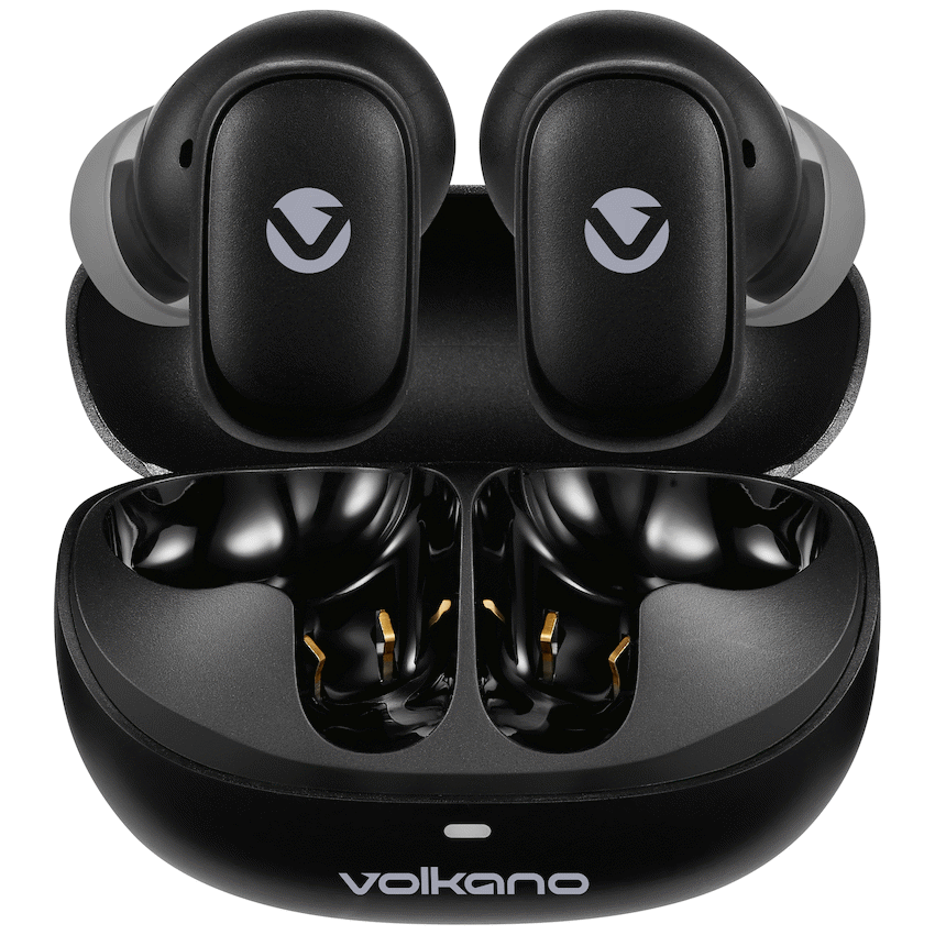 VolkanoX Audio Volkano Sugar-Cube Active Noise Cancelling True Wireless Earphones - Black