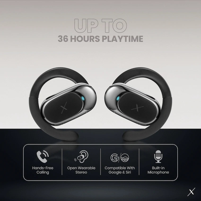 VolkanoX Audio Volkano X VXO200 Open Wearable Stereo Earphones  - Black