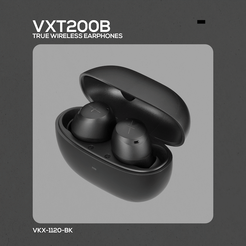 VolkanoX Audio Volkano X VXT200B True Wireless Earphones with Hybrid Active Noise Cancelling