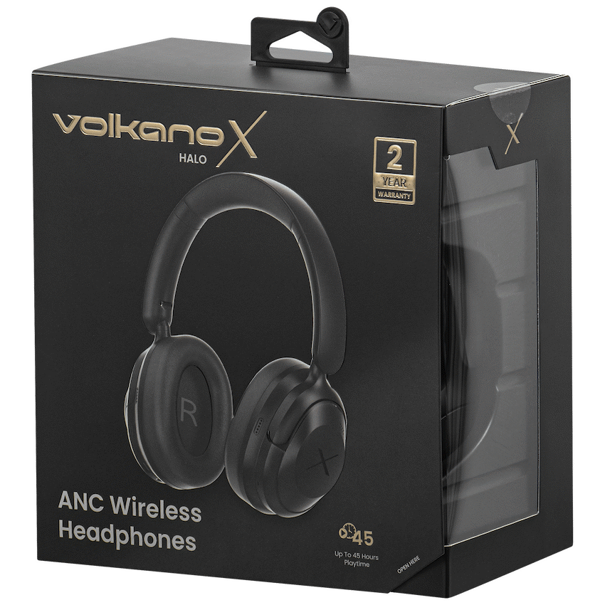 VolkanoX Audio VolkanoX Halo ANC Bluetooth Headphone - Black
