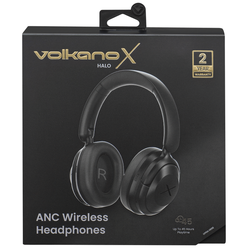 VolkanoX Audio VolkanoX Halo ANC Bluetooth Headphone - Black