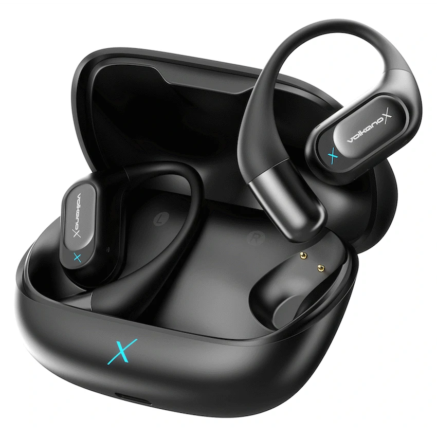 VolkanoX Audio VolkanoX O300 Air Conduction OWS Earphones - Black
