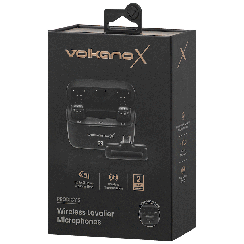 VolkanoX Audio VolkanoX Prodigy 2 Series Wireless Lavalier Microphone