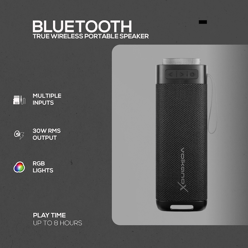 VolkanoX Audio VolkanoX S500 Portable Bluetooth Speaker