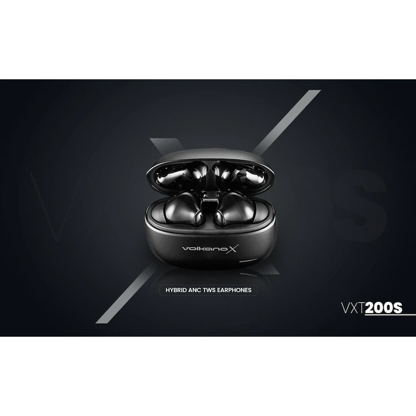 VolkanoX Audio VolkanoX VXT200S Hybrid ANC TWS Earphones - Black