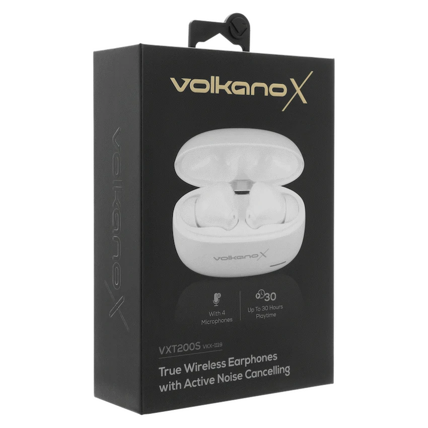 VolkanoX Audio VolkanoX VXT200S Hybrid ANC TWS Earphones - White