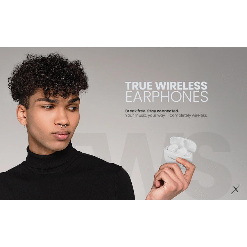 VolkanoX Audio VolkanoX VXT200S Hybrid ANC TWS Earphones - White