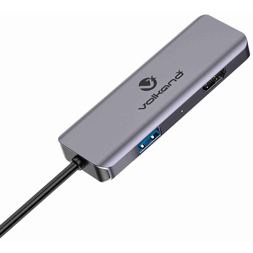 VolkanoX Computer Accessories VolkanoX Core Duo HDMI Type-C to Dual HDMI Adaptor