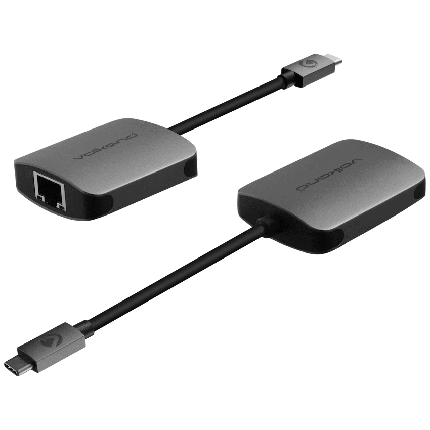 VolkanoX Computer Accessories VolkanoX Core LAN series USB Type C to Gigabit LAN adaptor - Charcoal