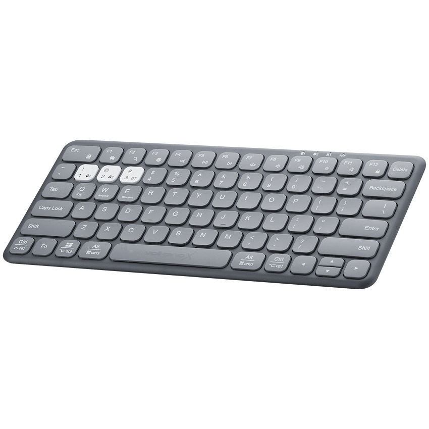 VolkanoX Computer Peripherals VolkanoX Blaze Bluetooth Wireless Keyboard and Mouse Combo - Graphite