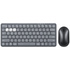 VolkanoX Computer Peripherals VolkanoX Blaze Bluetooth Wireless Keyboard and Mouse Combo - Graphite