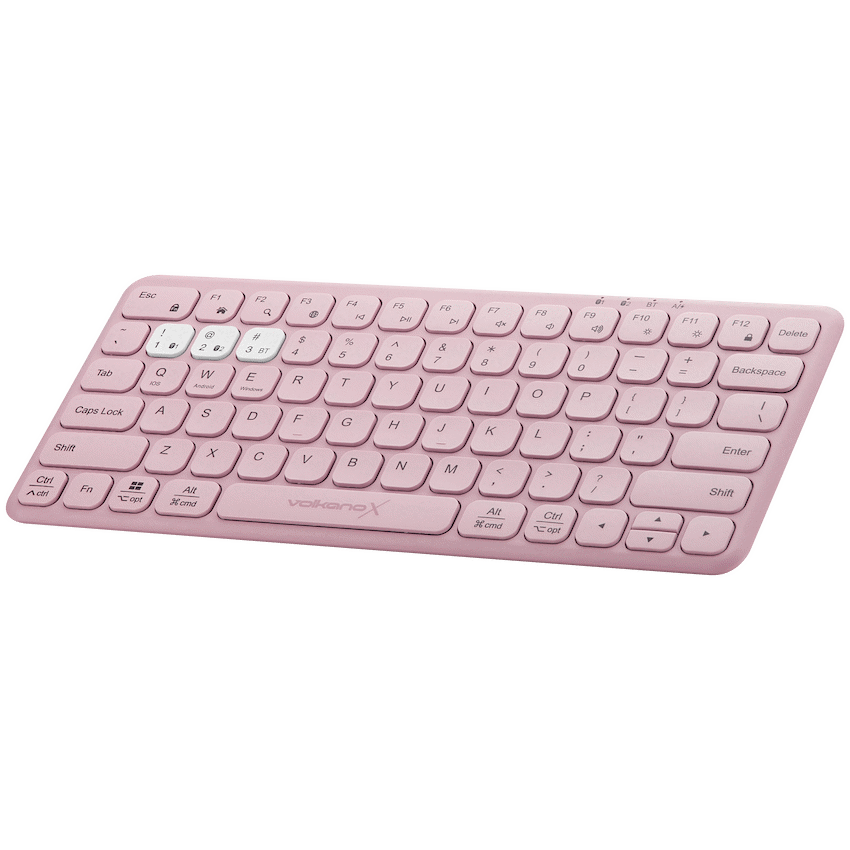 VolkanoX Computer Peripherals VolkanoX Blaze Bluetooth Wireless Keyboard and Mouse Combo - Rose