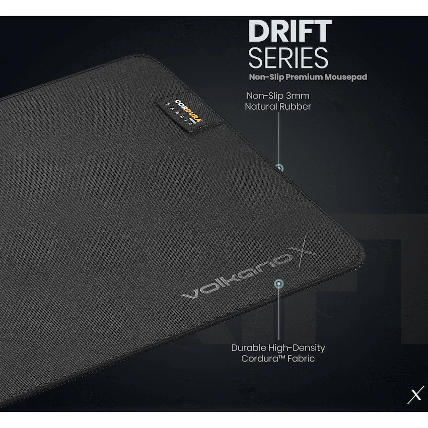 VolkanoX Computer Peripherals VolkanoX Drift Series Non-slip Premium Mousepad
