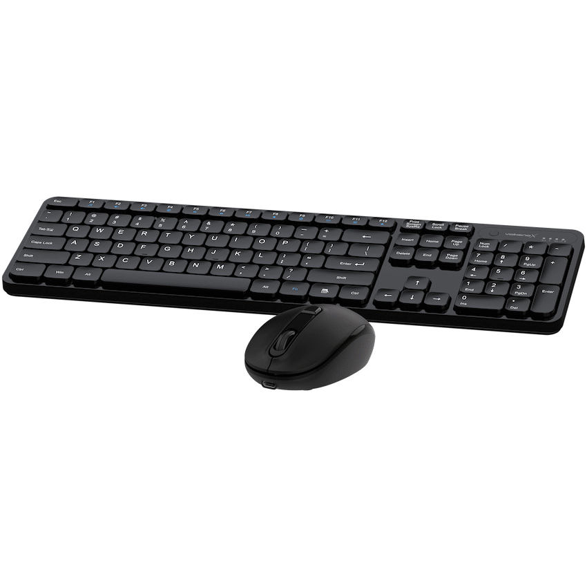 VolkanoX Computer Peripherals VolkanoX Garnet Bluetooth Wireless Keyboard and Mouse Combo - Black