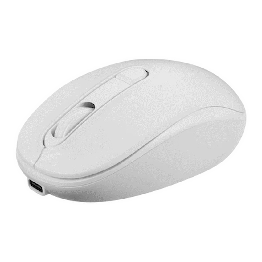 VolkanoX Computer Peripherals VolkanoX Garnet Bluetooth Wireless Keyboard and Mouse Combo - White