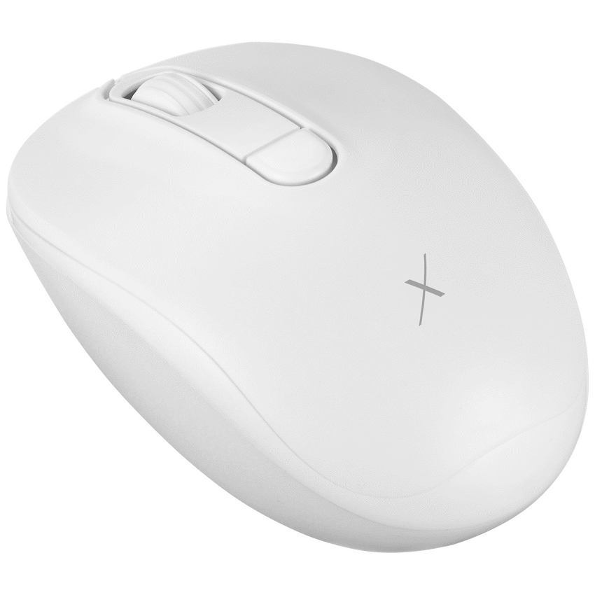 VolkanoX Computer Peripherals VolkanoX Garnet Bluetooth Wireless Keyboard and Mouse Combo - White