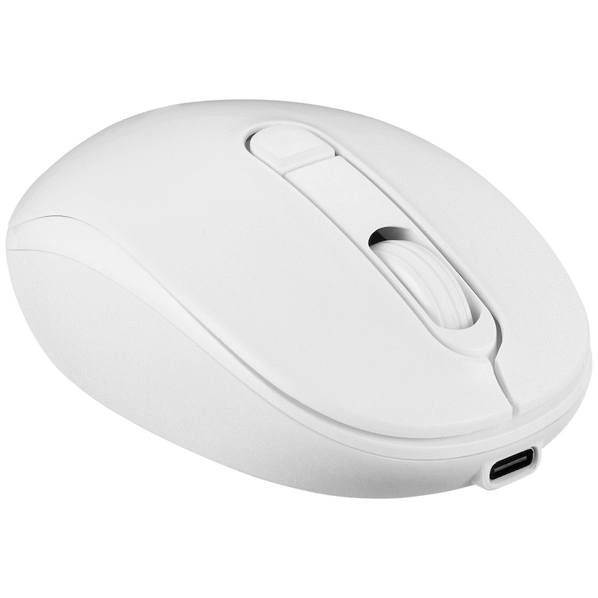 VolkanoX Computer Peripherals VolkanoX Garnet Bluetooth Wireless Keyboard and Mouse Combo - White