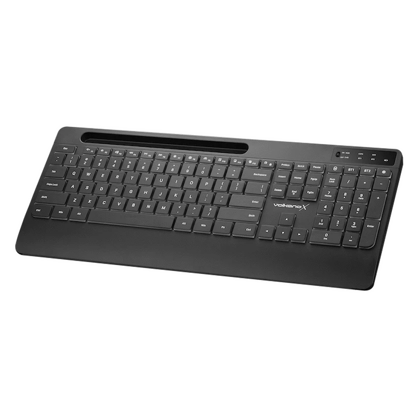 VolkanoX Computer Peripherals VolkanoX Gem Bluetooth Wireless Keyboard and Mouse - Black