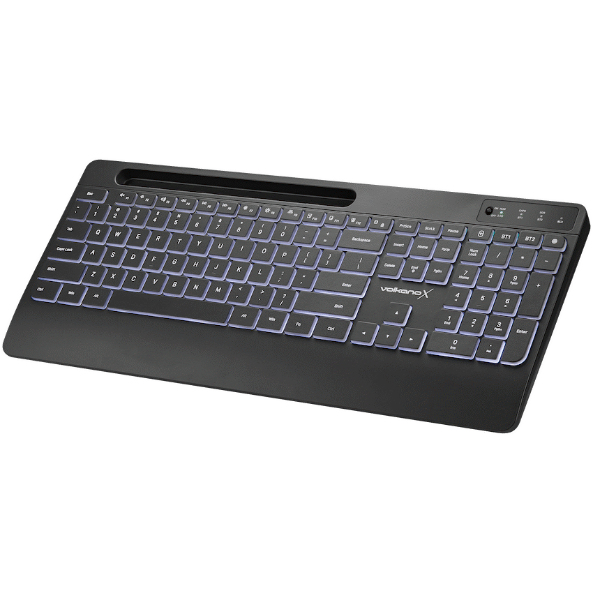 VolkanoX Computer Peripherals VolkanoX Gem Bluetooth Wireless Keyboard and Mouse - Black