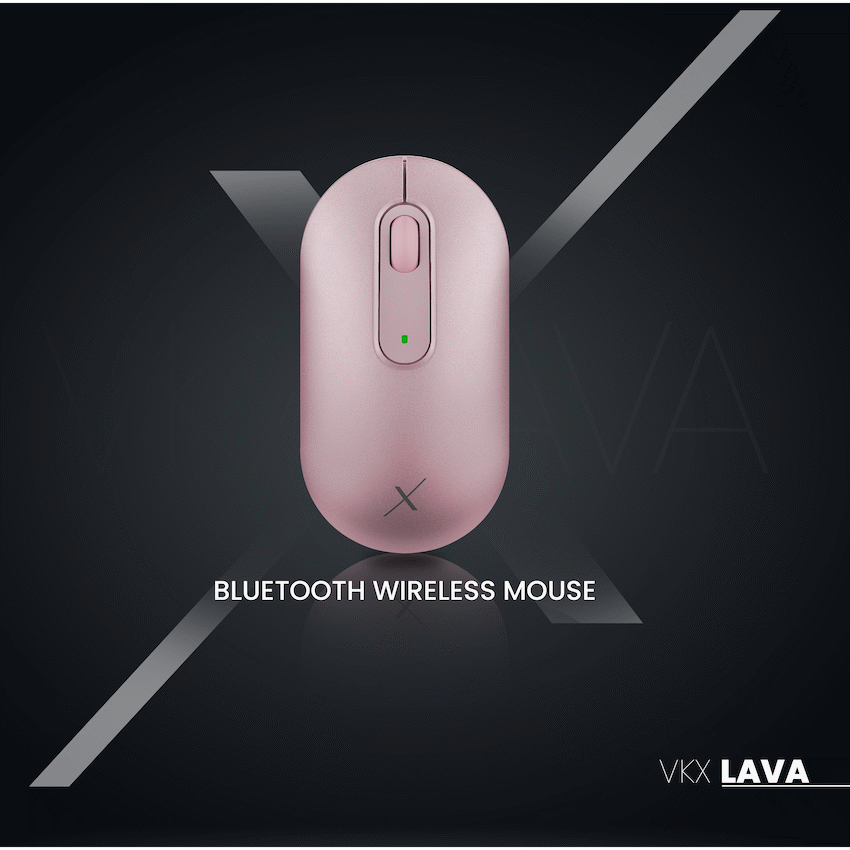 VolkanoX Computer Peripherals VolkanoX Lava Bluetooth Wireless Mouse - Rose