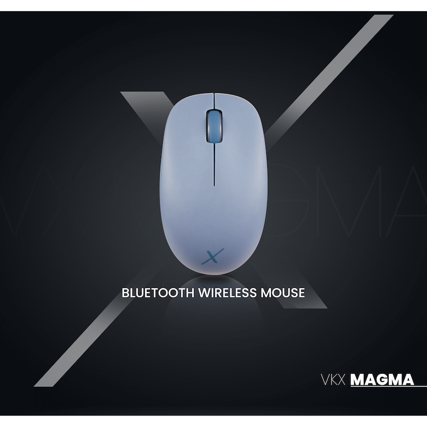 VolkanoX Computer Peripherals VolkanoX Magma Bluetooth Wireless Mouse - Blue Grey
