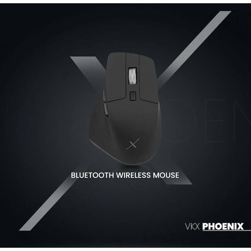 VolkanoX Computer Peripherals VolkanoX Phoenix Bluetooth Wireless Mouse - Graphite