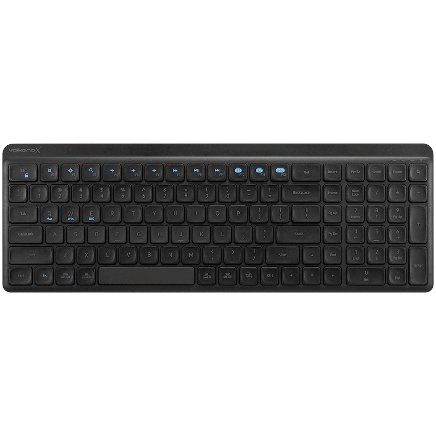 VolkanoX Computer Peripherals VolkanoX Scorch Bluetooth Wireless Keyboard and Mouse Combo - Graphite