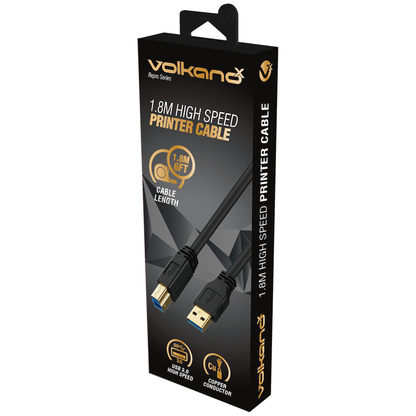 VolkanoX Mobile Accessories VolkanoX Repro Series Printer Cable v3.0 1.8m