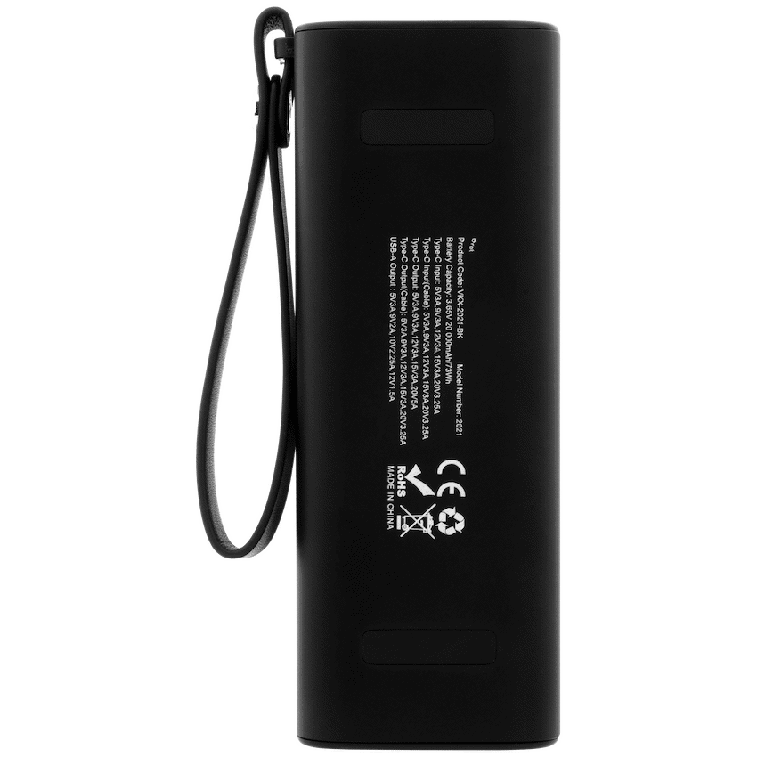 VolkanoX VolkanoX Titan Series - 20 000 mAh - Power Bank with retractable Type-C Cable with Flashlight