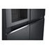 LG 611Lt Matte Black Steel Side by Side Refrigerator - GC-L257SQSL