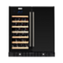 Snomaster 34 Bottle + 95L Black Pro Series Double Door Wine/Beverage Cooler - VT-19DPRO