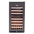 SnoMaster 72kg Black 78 Bottle Pro Series Dual Zone Wine Cooler - VT-94PRO