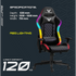 VX Gaming Furniture VX Gaming Lumas High-Back Gaming Chair with RGB Lights